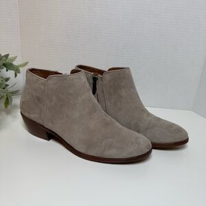 Sam Edelman Petty Women's Leather Ankle Boots in Saddle Size 7.5 Minimalist